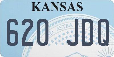 KS license plate 620JDQ