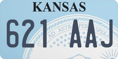 KS license plate 621AAJ