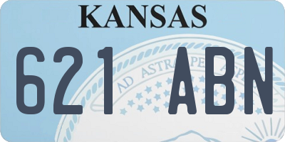 KS license plate 621ABN