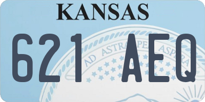 KS license plate 621AEQ