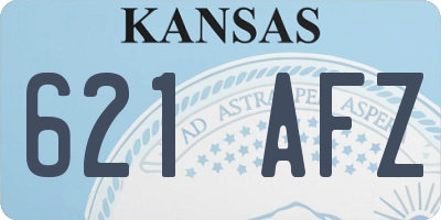 KS license plate 621AFZ
