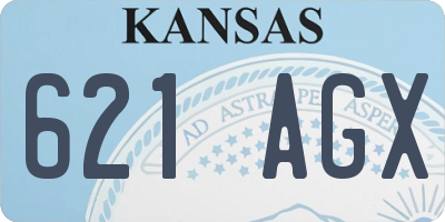 KS license plate 621AGX