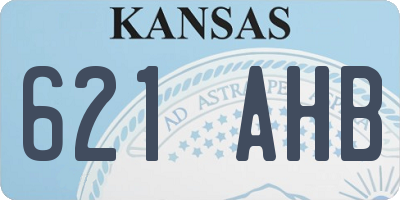 KS license plate 621AHB