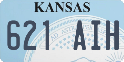 KS license plate 621AIH