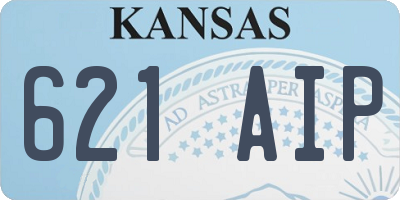 KS license plate 621AIP