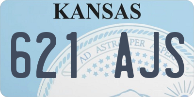KS license plate 621AJS