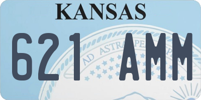 KS license plate 621AMM