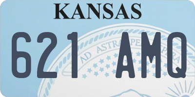 KS license plate 621AMQ