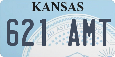 KS license plate 621AMT