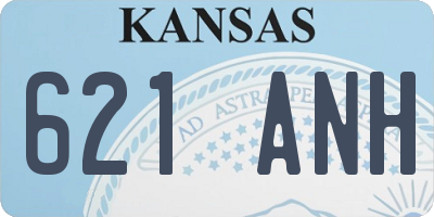 KS license plate 621ANH
