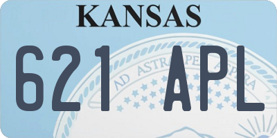 KS license plate 621APL