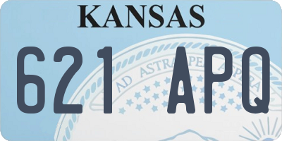 KS license plate 621APQ