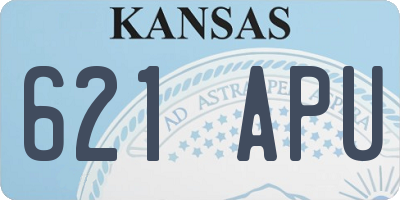 KS license plate 621APU
