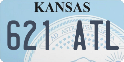 KS license plate 621ATL