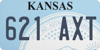 KS license plate 621AXT