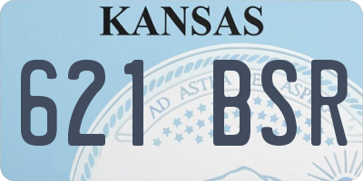 KS license plate 621BSR