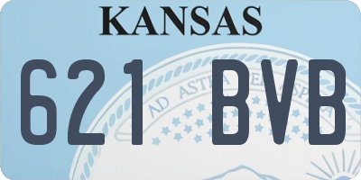 KS license plate 621BVB