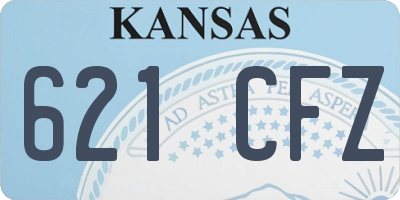 KS license plate 621CFZ