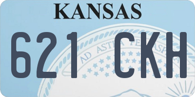 KS license plate 621CKH