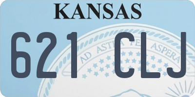 KS license plate 621CLJ