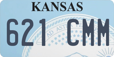 KS license plate 621CMM