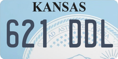 KS license plate 621DDL