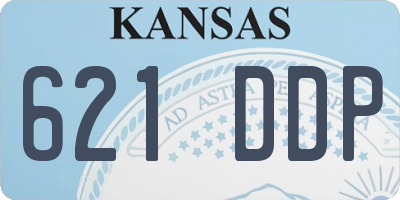 KS license plate 621DDP