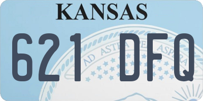 KS license plate 621DFQ