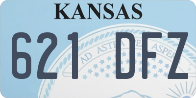 KS license plate 621DFZ