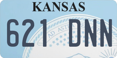 KS license plate 621DNN