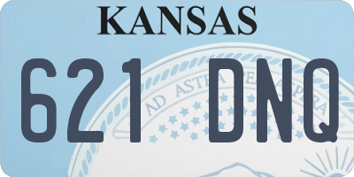 KS license plate 621DNQ