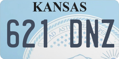 KS license plate 621DNZ