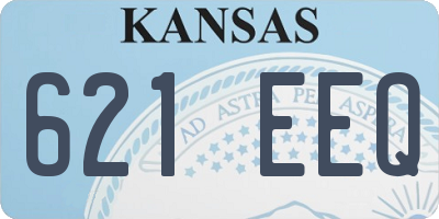 KS license plate 621EEQ