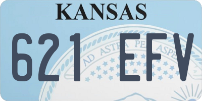 KS license plate 621EFV