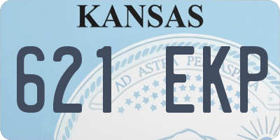 KS license plate 621EKP