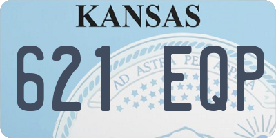 KS license plate 621EQP
