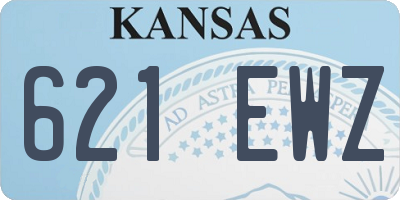 KS license plate 621EWZ