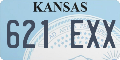 KS license plate 621EXX