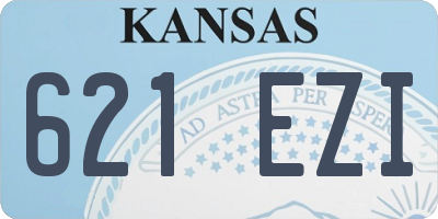 KS license plate 621EZI