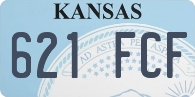 KS license plate 621FCF