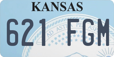 KS license plate 621FGM