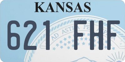 KS license plate 621FHF