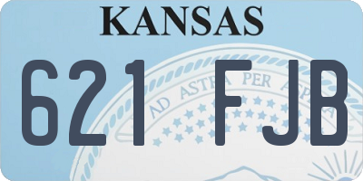 KS license plate 621FJB