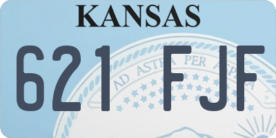 KS license plate 621FJF