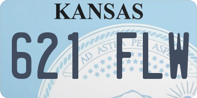 KS license plate 621FLW