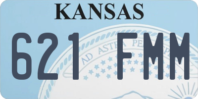 KS license plate 621FMM