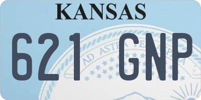 KS license plate 621GNP