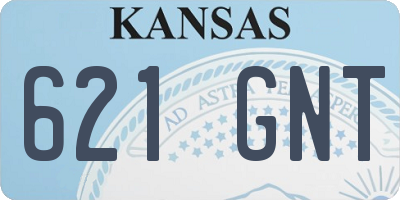 KS license plate 621GNT