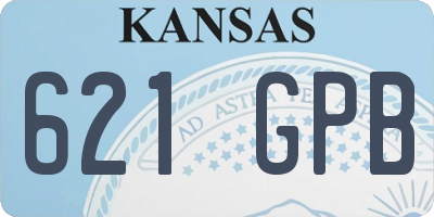 KS license plate 621GPB