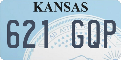 KS license plate 621GQP
